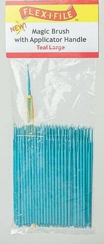 Magic Brush Bulk Pack -- Large (teal) pkg(100), All Scales, Profile Accessories Inc. M930004B