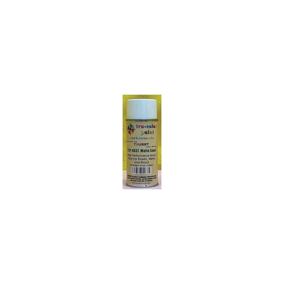 Aerosol Spray Paint 4.5oz 135ml Can -- Matte Sand, All Scales, Tru-Color Paint 4037