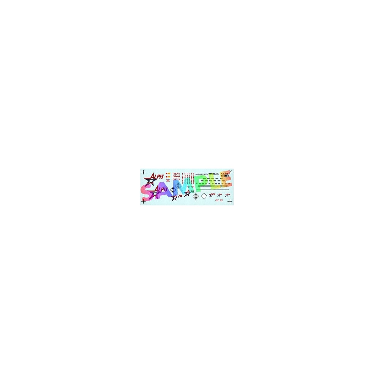 Decals - For 53′ Plate Trailers -- Alpis, HO, A Line Product 50184