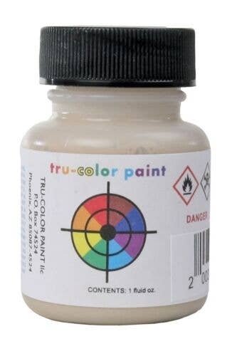 Railroad Color Acrylic Paints - 1oz 29.6mL -- Armor Sand, All Scales, Tru-Color Paint 286