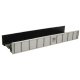 Decorated Code 80 Plate-Girder Bridge -- Union Pacific (silver w/red, white, blue Logo), N, Atlas Model Railroad Co. 2554