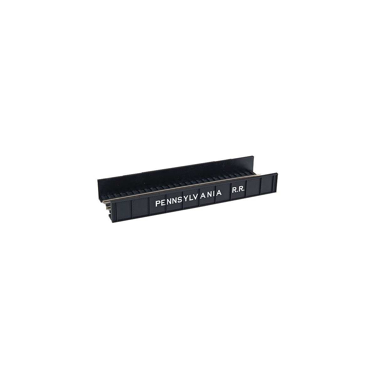 Decorated Code 80 Plate-Girder Bridge -- Pennsylvania Railroad (black, white), N, Atlas Model Railroad Co. 2559