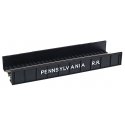 Decorated Code 80 Plate-Girder Bridge -- Pennsylvania Railroad (black, white), N, Atlas Model Railroad Co. 2559