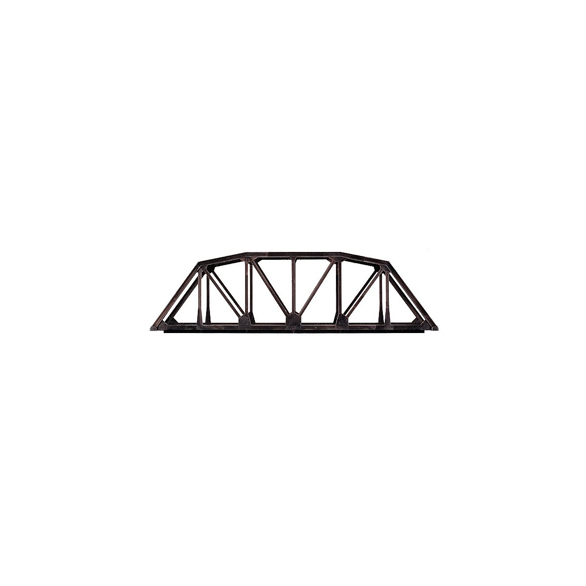 Through Truss Bridge Kit w/Code 80 Rail -- Silver, N, Atlas Model Railroad Co. 2571