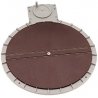 21-Stall Turntable -- 9′ 22.8cm Diameter, HO, Atlas Model Railroad Co. 305