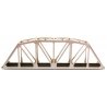 18′ Through-Truss Bridge - Kit -- Code 83 Track (black), HO, Atlas Model Railroad Co. 593