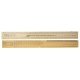 Deluxe Model Railroad Reference Ruler -- Gold Anodized Aluminum - 12-1/2′ 31.8, All Scales, Excel Hobby Blades Corp. 55778