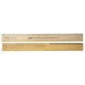 Deluxe Model Railroad Reference Ruler -- Gold Anodized Aluminum - 12-1/2′ 31.8, All Scales, Excel Hobby Blades Corp. 55778