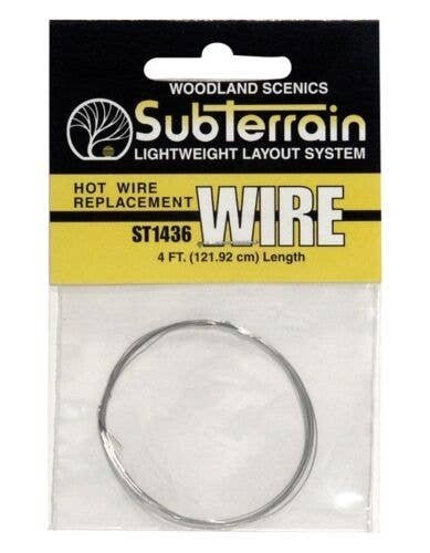 Nichrome Replacement Wire - SubTerrain System -- For Hot Wire Cutter, All Scales, Woodland Scenics 1436