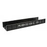 Decorated Plate Girder Bridge w/Code 100 Track -- Pennsylvania Railroad (black, white), HO, Atlas Model Railroad Co. 70000003