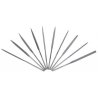 Needle File Set -- 10-Piece Set, Each: 4-5/16′ 11cm Long, All Scales, Faller Gmbh 170525