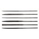 5 1/2′ Long, Cut 2 Needle Files -- 6 Assorted Set, Carded, All Scales, Excel Hobby Blades Corp. 55667