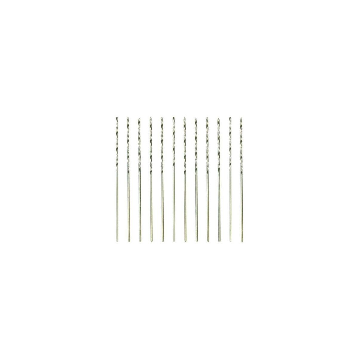 Fine High-Speed Twist Drill Bit - pkg(12) in Tube, Carded -- 59, All Scales, Excel Hobby Blades Corp. 50059