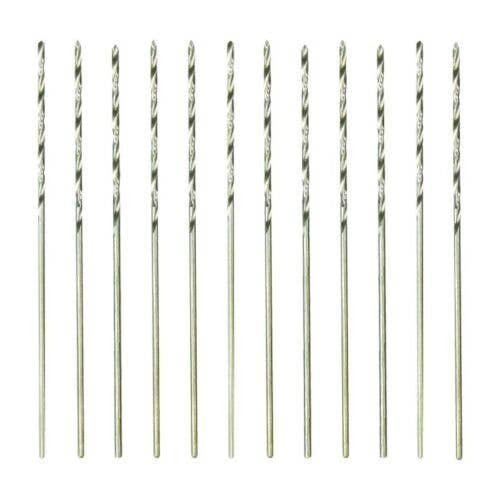 Fine High-Speed Twist Drill Bit - pkg(12) in Tube, Carded -- 62, All Scales, Excel Hobby Blades Corp. 50062