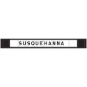 Decorated Plate Girder Bridge w/Code 100 Track -- Kit - New York, Susquehanna & Western (white, black), HO, Atlas Model Railroad