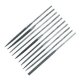 Medium-Cut Needle File Set - Jeweltool -- 10 Different Profiles, All Scales, Evergreen Scale Models 75100