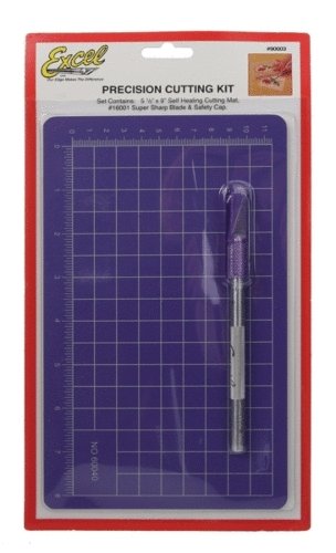 Precision Cutting Kit, Carded -- Miniature Cutting Set w/K1 Knife, All Scales, Excel Hobby Blades Corp. 90003