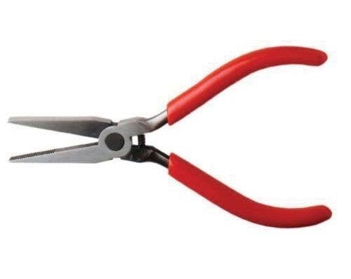 Spring Loaded Soft Grip Pliers -- 5′ Flat Nose, Carded, All Scales, Excel Hobby Blades Corp. 55570