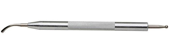 Aluminum Handle Burnisher -- Double Ended, Carded, Comes With 1/8` Ball & 1/8` , All Scales, Excel Hobby Blades Corp. 30609