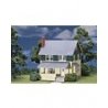 Kate`s Colonial Home -- Kit - 4-1/4 x 5-5/8 x 5-1/8` 10.6 x 14 x 12.8cm, HO, Atlas Model Railroad Co. 711