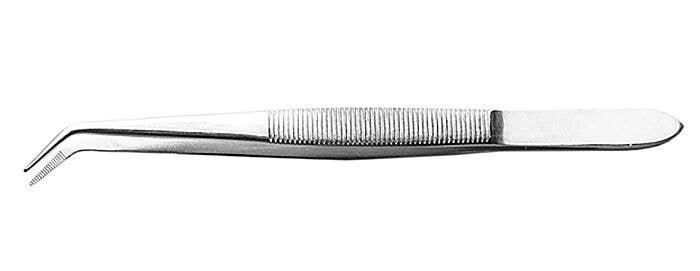 Stainless Steel Tweezers -- 6′ Curved Point, Carded, All Scales, Excel Hobby Blades Corp. 30415