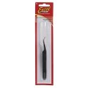 Slanted Fine Point Tweezers -- Black, All Scales, Excel Hobby Blades Corp. 30420