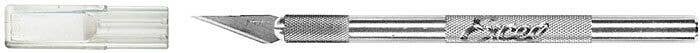 K1 Round Aluminum Handle Knife -- Carded with Safety Cap & 5 20011 Blades, All Scales, Excel Hobby Blades Corp. 15001