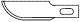 Replacement Hobby Blade -- 10 Curved Edge, All Scales, Zona Tools 39923