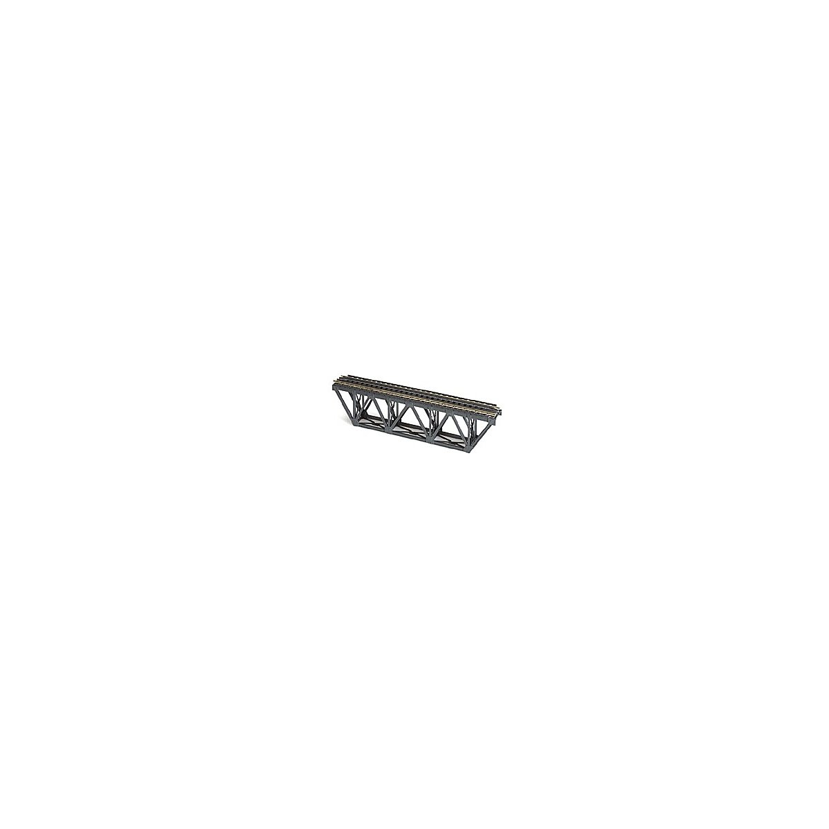 65` Deck Truss Bridge - Kit -- Code 100 Nickel-Silver Rail - 9` 22.9cm, HO, Atlas Model Railroad Co. 884