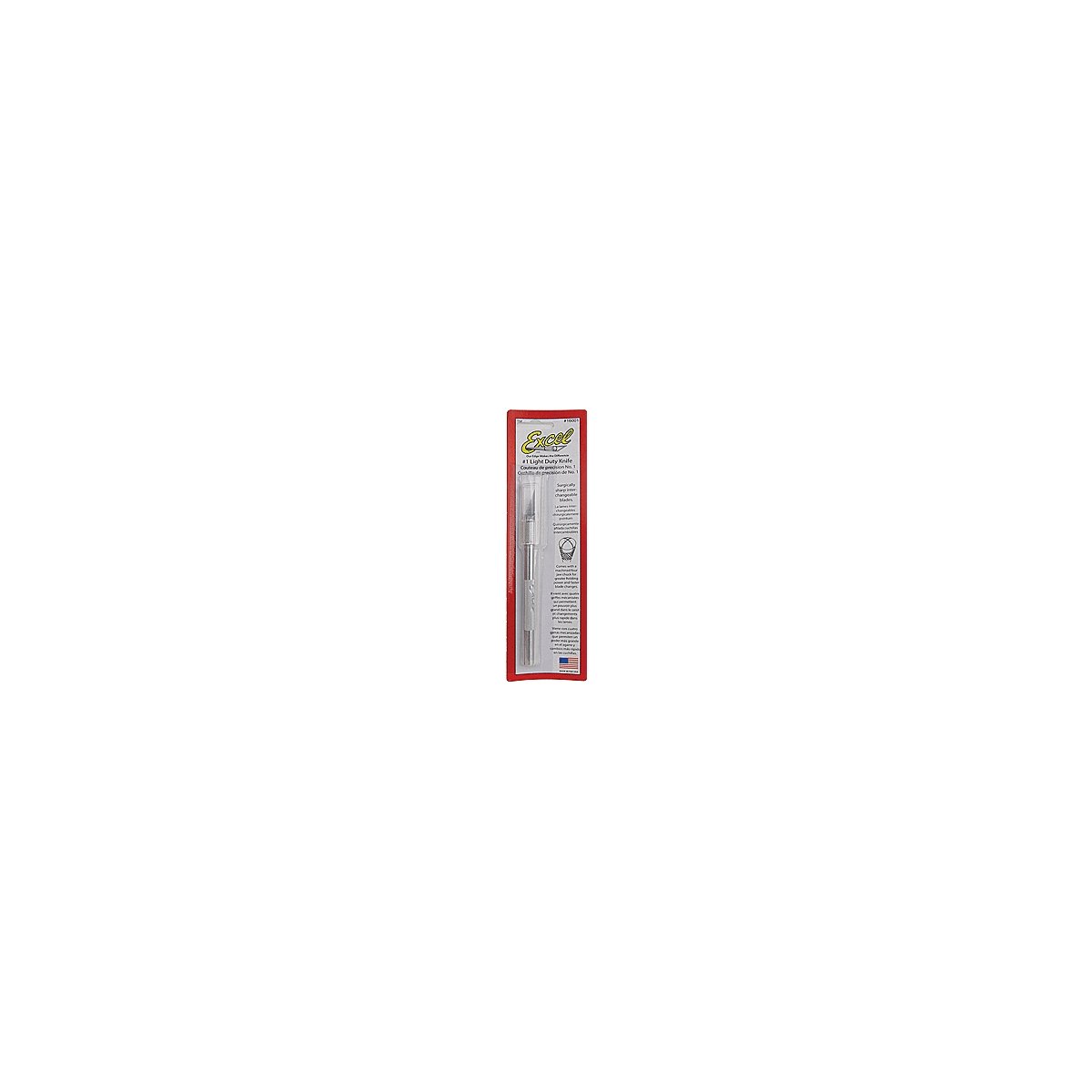 K1 Round Aluminum Handle Knife -- With Safety Cap, All Scales, Excel Hobby Blades Corp. 16001