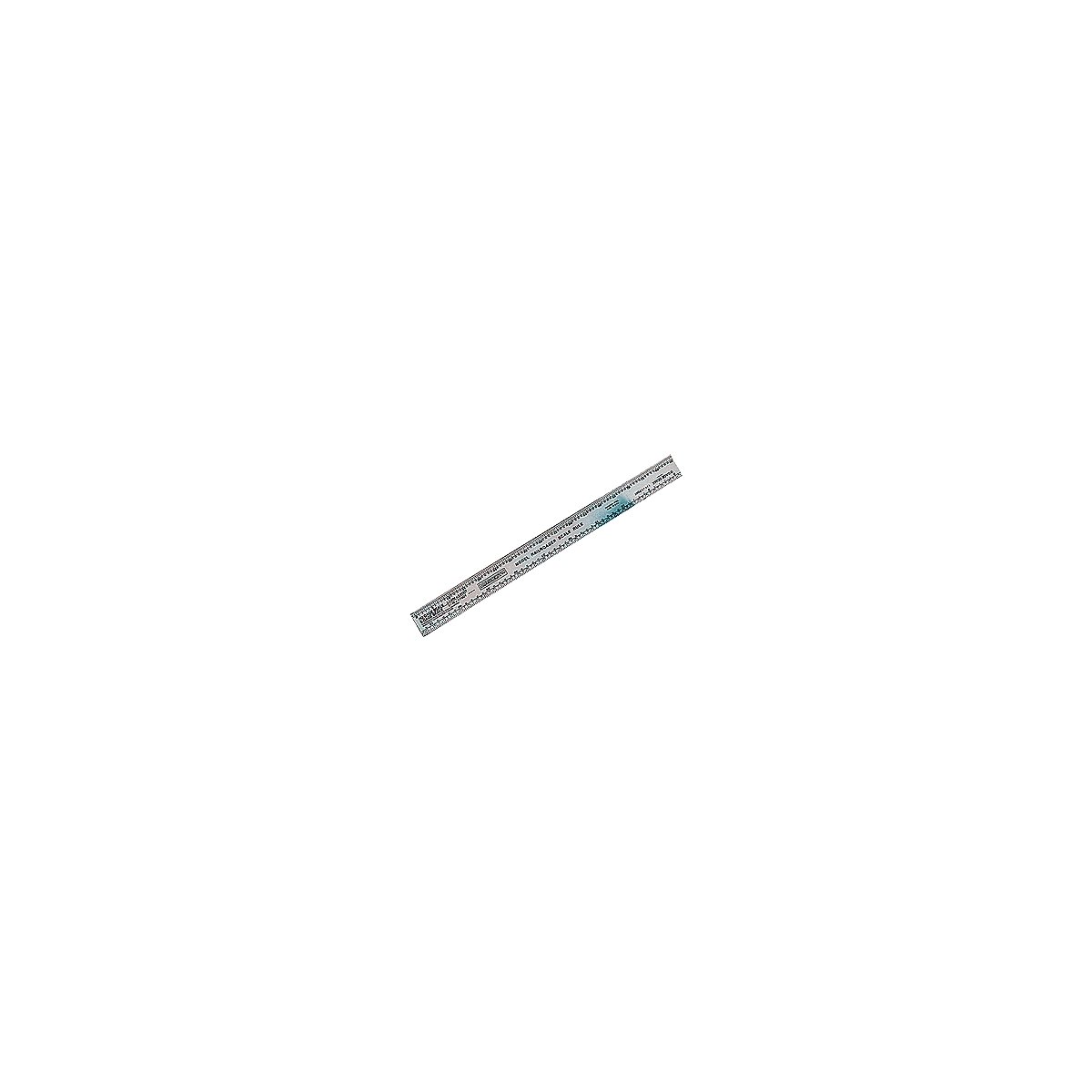 Scale Ruler -- HO, N, S and O Scales, All Scales, Mascot Precision Tools 711