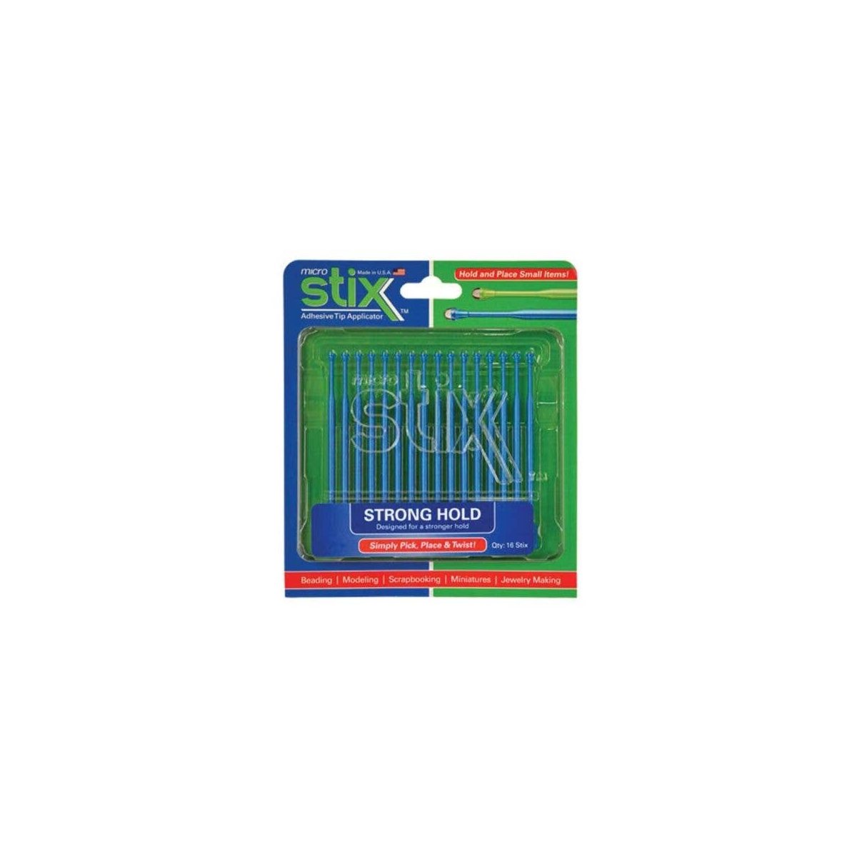 Sticky Micro Stix - Strong Hold -- 16 Pack, All Scales, Profile Accessories Inc. 2716B