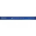 Scale Model Rulers -- Deluxe Scale Model Reference Rule 12′, Blue Tempered Anod, All Scales, Excel Hobby Blades Corp. 55779