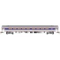 Amfleet 85′ Coach - Ready to Run - Silver Series(R) -- Amtrak (Phase VI, Coach Class, silver, blue, red), HO, Bachmann Industr