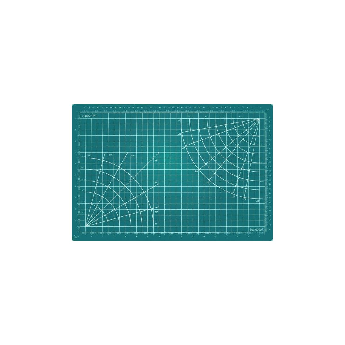 Self-Healing Cutting Mat - Green -- 12 x 18′, All Scales, Excel Hobby Blades Corp. 60003