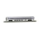 Amfleet 85′ Coach - Ready to Run - Silver Series(R) -- Amtrak 81527 (Phase VI Business Class, silver, blue, red), HO, Bachmann