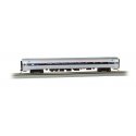 Amfleet 85′ Coach - Ready to Run - Silver Series(R) -- Amtrak 81527 (Phase VI Business Class, silver, blue, red), HO, Bachmann