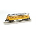1860 - 1880 Wood Coach - Ready to Run - Silver Series(R) -- Painted, Unlettered (yellow), HO, Bachmann Industries 13403