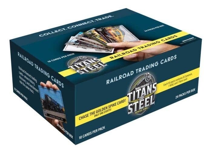 Hobby Box - Titans of Steel(TM) -- Includes 24 Series One Trading Card Packs, All Scales, Walthers Collectibles 1000