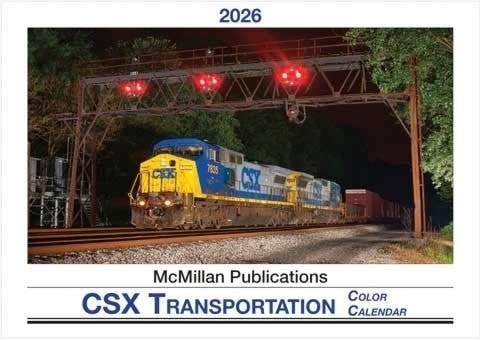 2026 Calendar -- CSX Transportation, All Scales, McMillan Publications CSX26