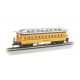 1860 - 1880 Wood Coach - Ready to Run - Silver Series(R) -- Durango & Silverton 257 `Shenandoah` (yellow, silver), HO, Bachmann 