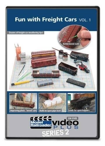 Fun with Freight Cars - Model Railroader Video Plus DVD -- Volume 1, 1 hour 10 minutes, All Scales, Firecrown 15343