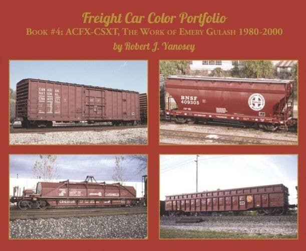 Freight Car Color Portfolio -- Book 4: ACFX-CSXT (Soft Cover), All Scales, Morning Sun Books Inc 6336