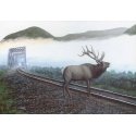 Puzzle -- Elk Tracks (550 Pieces), All Scales, Train Enthusiast Vendors 48856