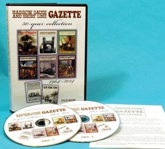 Narrow Gauge & Short Line Gazette USB flash drive -- 50-Year Collection (PC Compatible), All Scales, Hundman Publishing 396