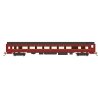 85′ Smooth-Side Coach with Interior Lights - Ready to Run -- Pennsylvania Railroad 2 (Fleet of Modernism, Tuscan, red, black),