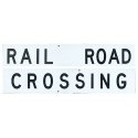 24′ Embossed, Die-Cut Metal Sign -- Railroad Crossing (Crossbuck), All Scales, Microscale Industries Inc 10200