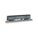 72′ Smooth-Side Baggage Car - Ready to Run -- New York Central (2-Tone Gray), N, Bachmann Industries 14455