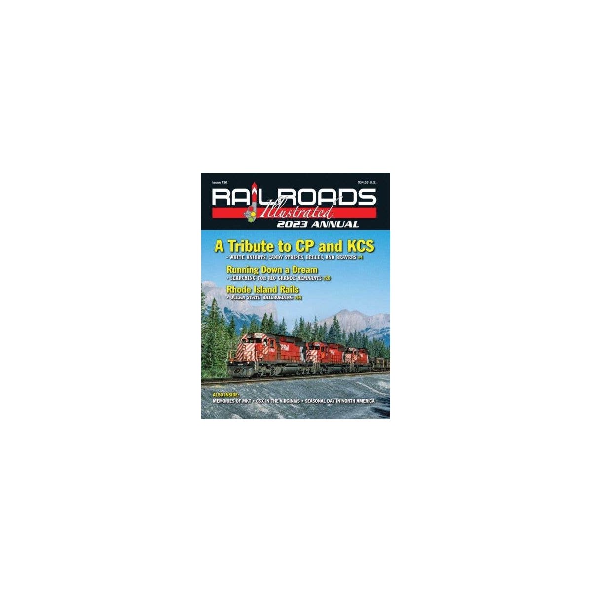 Railroads Illustrated Annual 2023 -- Softcover, All Scales, White River Productions RA23