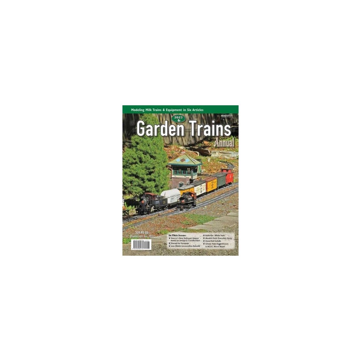 2023 Garden Trains Annual -- Softcover, All Scales, White River Productions GT23